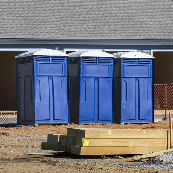 is there a specific order in which to place multiple portable restrooms in Scott Arkansas